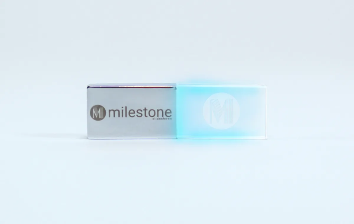 Custom Milestone Slideshows Flash Drive