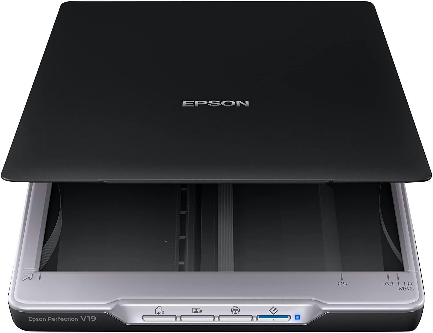 Epson Perfection V19 Color Photo & Document Scanner
